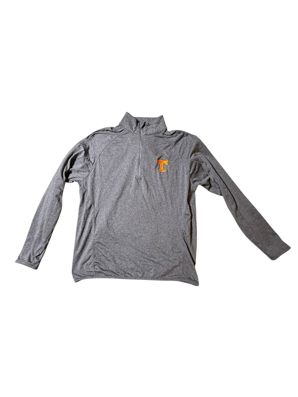 Levelwear Tennessee Volunteers Vols 1/4 Zip Pullover Sweatshirt Mens S Gray